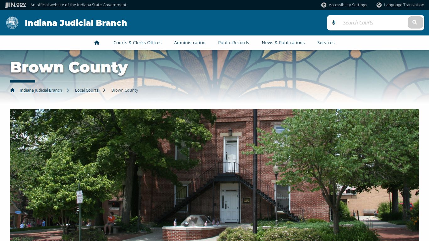 Indiana Judicial Branch: Brown County - Courts